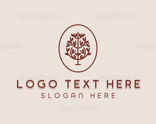 Botanical Eco Tree Logo