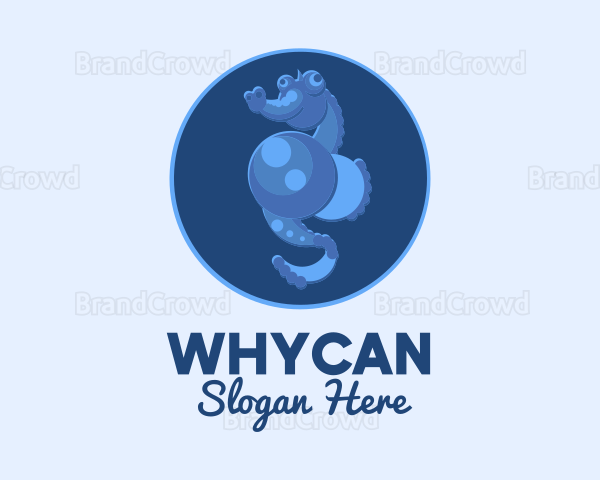 Blue Seahorse Oceanarium Logo