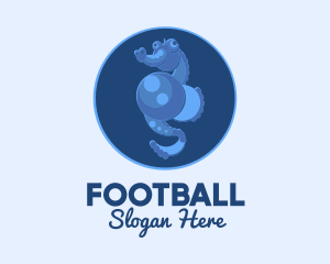 Fish - Blue Seahorse Oceanarium logo design