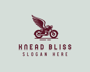 Motorcycle Wings Biker Logo