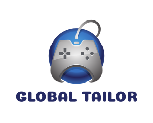 Blue Global Controller logo design