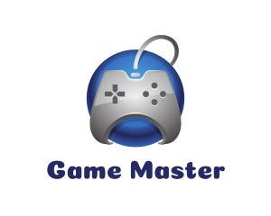 Nintendo - Blue Global Controller logo design