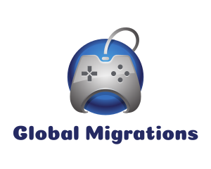 Blue Global Controller logo design