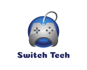 Switch - Blue Global Controller logo design