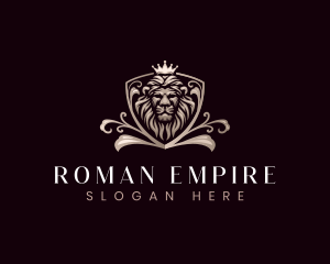 Luxury King Lion Empire logo design