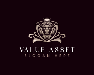 Luxury King Lion Empire logo design