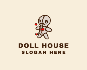 Doll - Scary Voodoo Doll logo design
