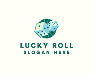 Dice Gambling Casino logo design