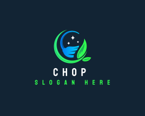 Mop Leaf Cleaning  Logo