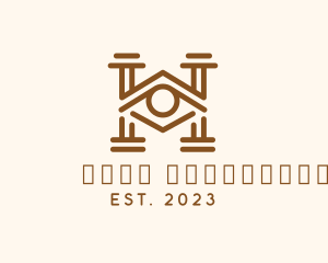 Optometrist - Pillar Eye House logo design