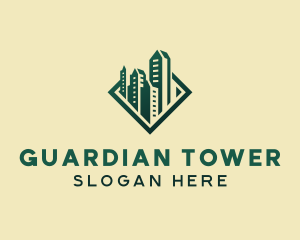 Tower Building  Property logo design