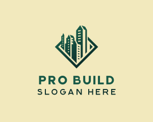 Tower Building  Property logo design