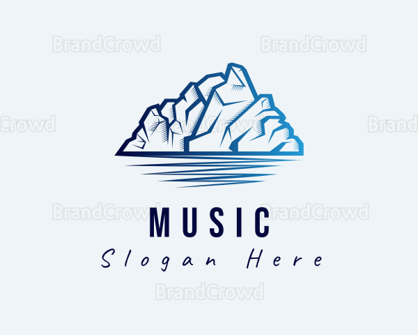 Ice Mountain Peak Logo