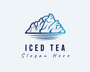 Ice Mountain Peak logo design