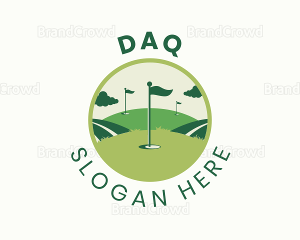 Golf Sports Field Logo