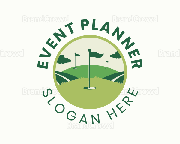 Golf Sports Field Logo