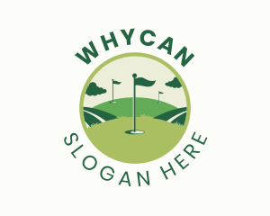 Golf Sports Field Logo