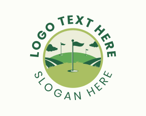 Golf Sports Field Logo