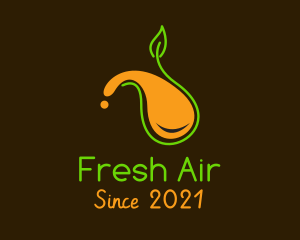 Healthy Orange Juice  logo design