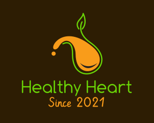 Healthy Orange Juice  logo design