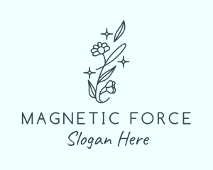 Perfume Daisy Flower logo design