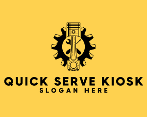 Piston Cog Repair logo design