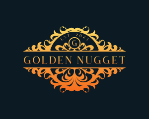 Luxury Crest Gold logo design