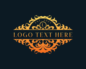 Ornamental - Luxury Crest Gold logo design