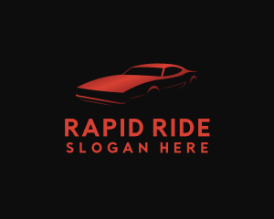 Red Car Automotive logo design