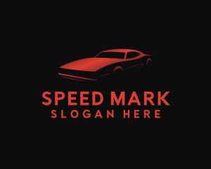 Red Car Automotive logo design