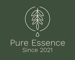 Essence - Eucalyptus Leaf Oil logo design