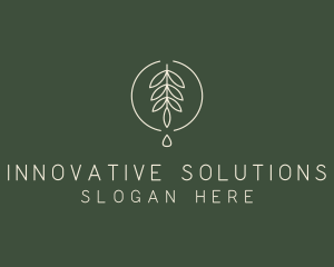 Eucalyptus Leaf Oil logo design