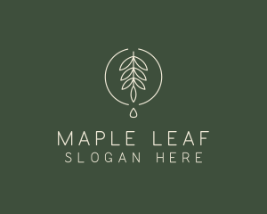 Eucalyptus Leaf Oil logo design