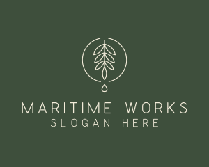 Eucalyptus Leaf Oil logo design