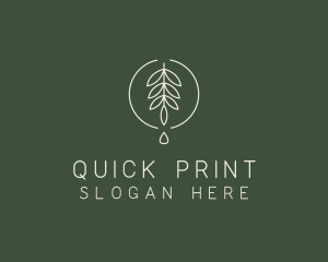 Eucalyptus Leaf Oil logo design