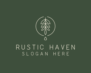 Eucalyptus Leaf Oil logo design