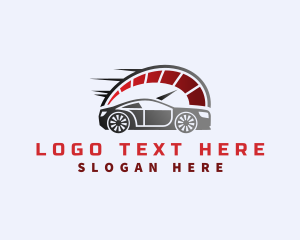 Speed - Car Automotive Gauge logo design