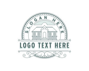 Residential - Real Estate House Villa logo design