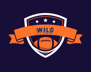 Ball - Football Sports Shield League logo design