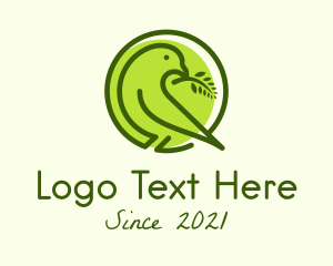 Birdwatcher - Eco Friendly Bird logo design