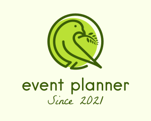 Birdwatching - Eco Friendly Bird logo design