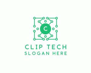 Tech Circuit Network logo design