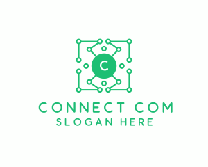 Telecommunications - Tech Circuit Network logo design