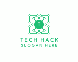 Tech Circuit Network logo design