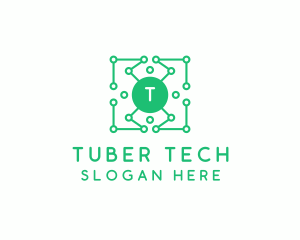 Tech Circuit Network logo design