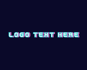 Software - Digital Cyber Glitch logo design