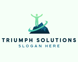 Success - Leader Success Mountain logo design