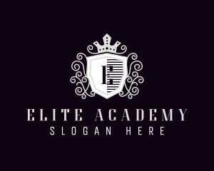 Academy - Shield Crown Academy logo design