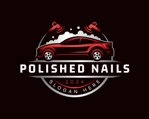 Car Wash Detailing Restoration logo design