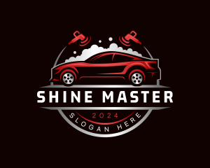 Car Wash Detailing Restoration logo design